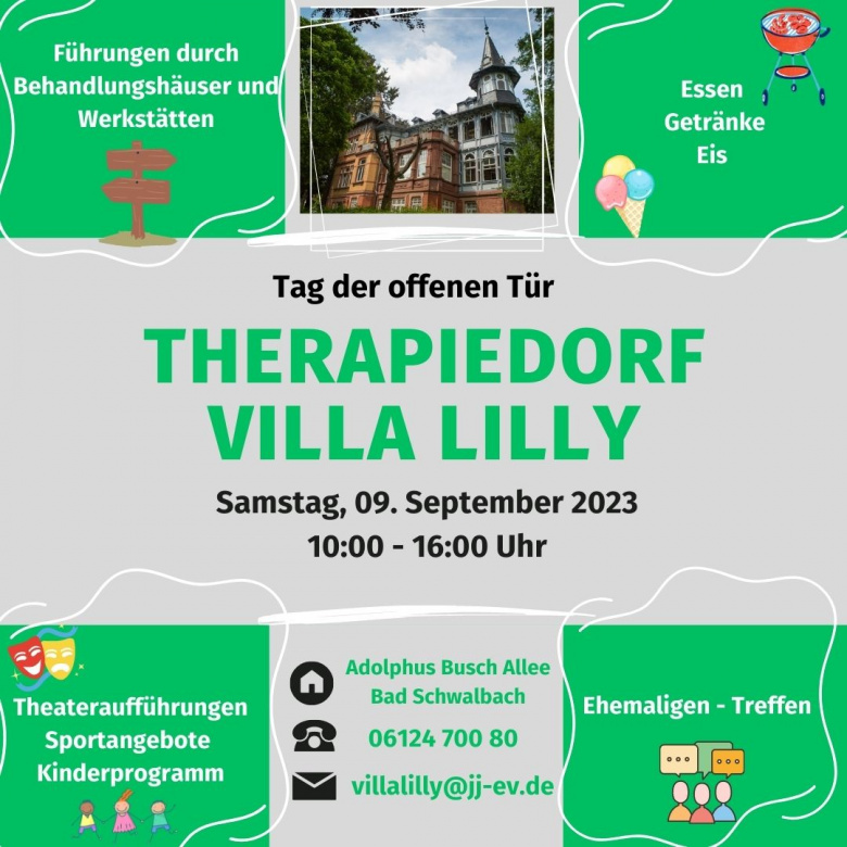 17. Juli 2023 Therapiedorf Villa Lilly in Bad Schwalbach